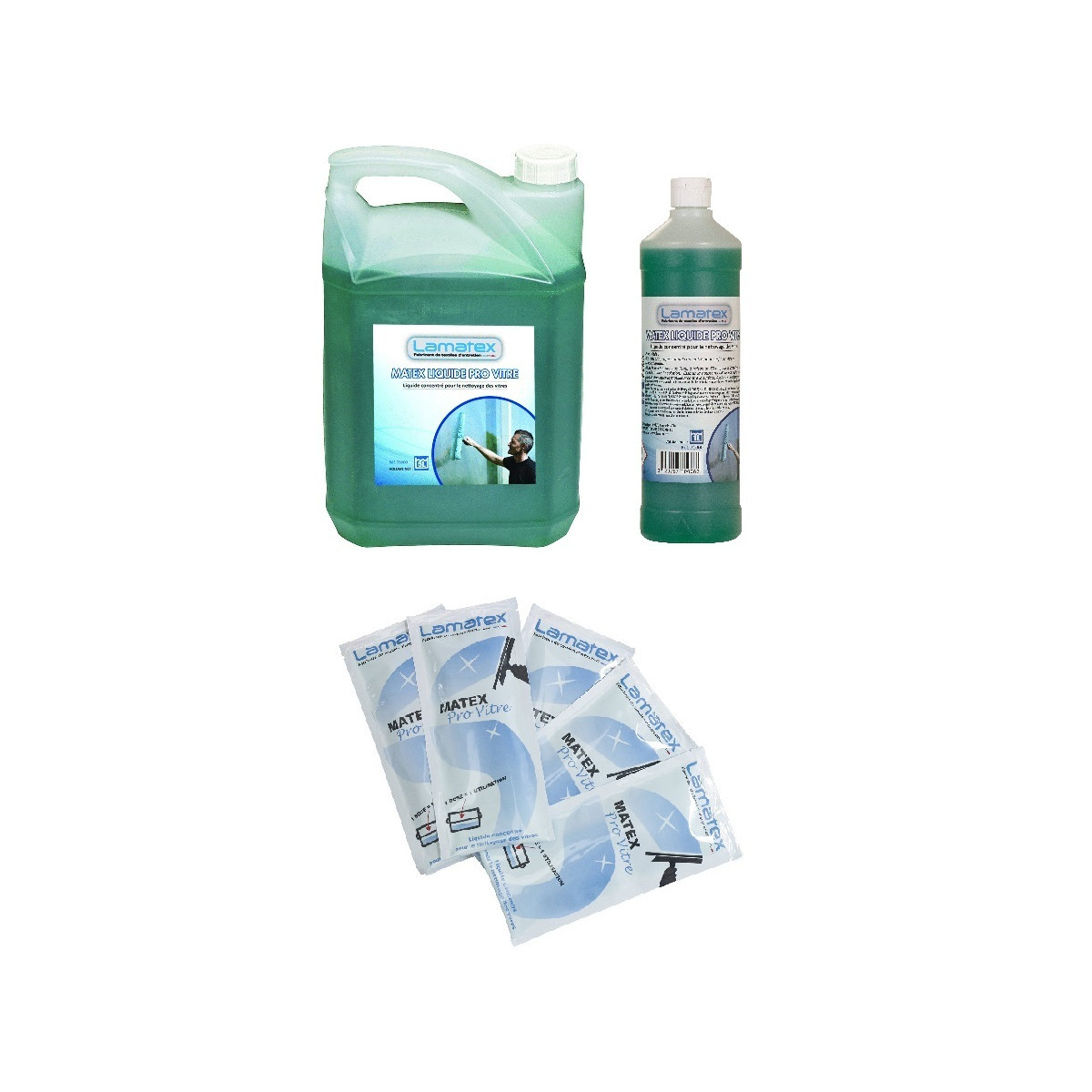 MATEX PRO VITRE produit lavage vitre bidon de 5L