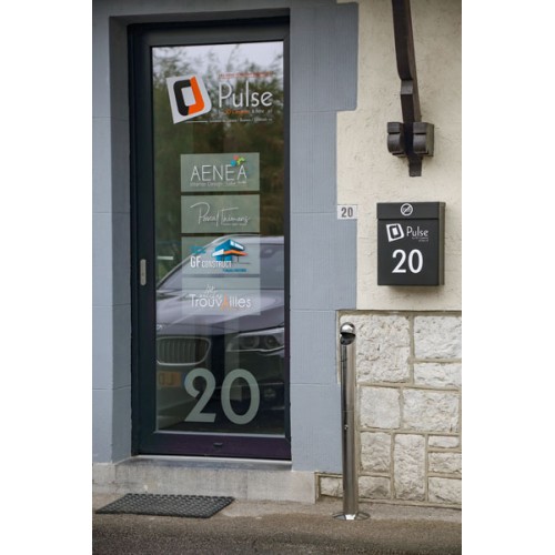 Cendrier sur pied inox avec toit 1,6L