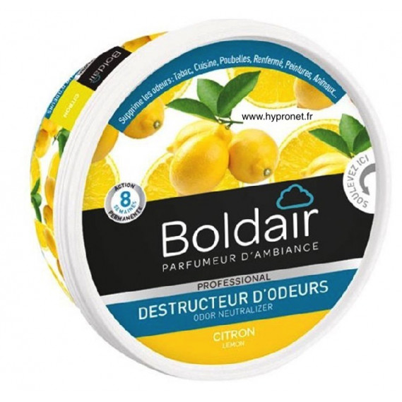 Gel Destructeur d'odeur BolDair Citron boite 300 gr - Hypronet