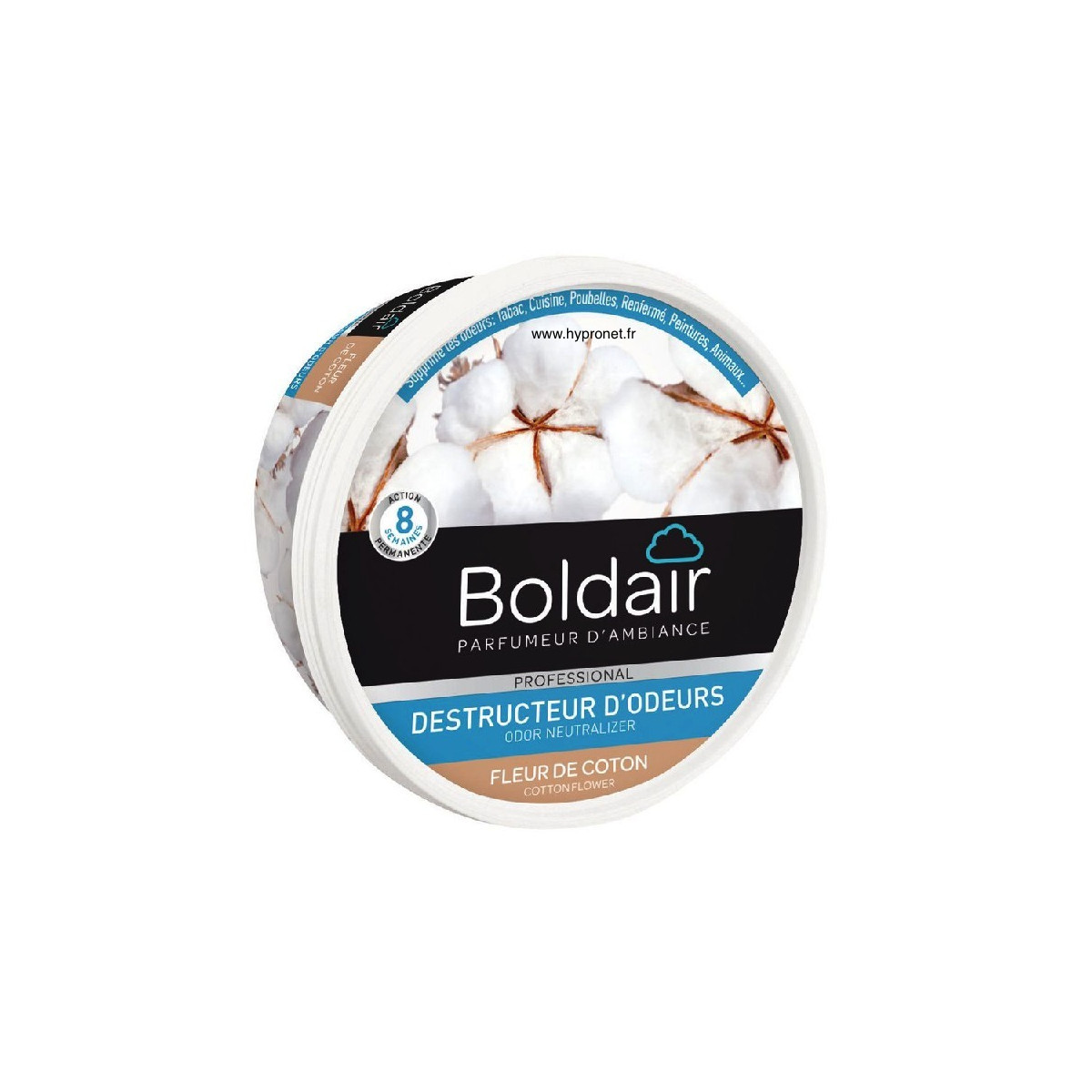 Gel Destructeur d'odeur BolDair 300GR parfum fleur - Hypronet