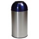 Collecteur "dôme" 40L - Inox Satiné/Bleu