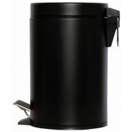 Collecteur à pédale 3L NOIR MAT (avec bac intérieur en plastique)