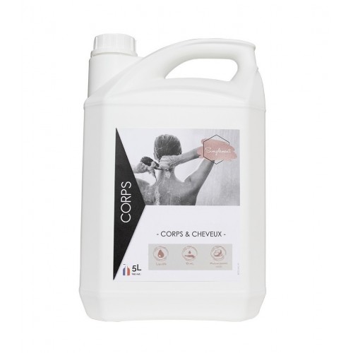 Gel douche Corps et cheveux 5L jasmin coco