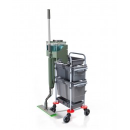 K2 Chariot de ménage lavage par pré-imprégnation avec lavage et dosage intégré