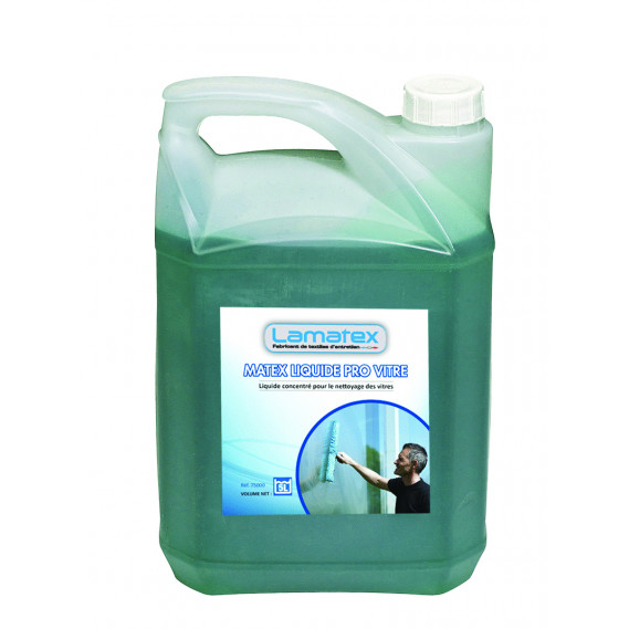 MATEX PRO VITRE produit lavage vitre bidon recharge 5L - Hypronet