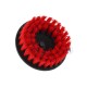 Pad brosse rouge pour visseuse diamètre 12 cm