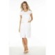 BLOUSE FEMME CAROLINE SM P/C BLANC/MIEL