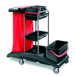 seau rouge 15l accessoires chariots de ménage et lavage