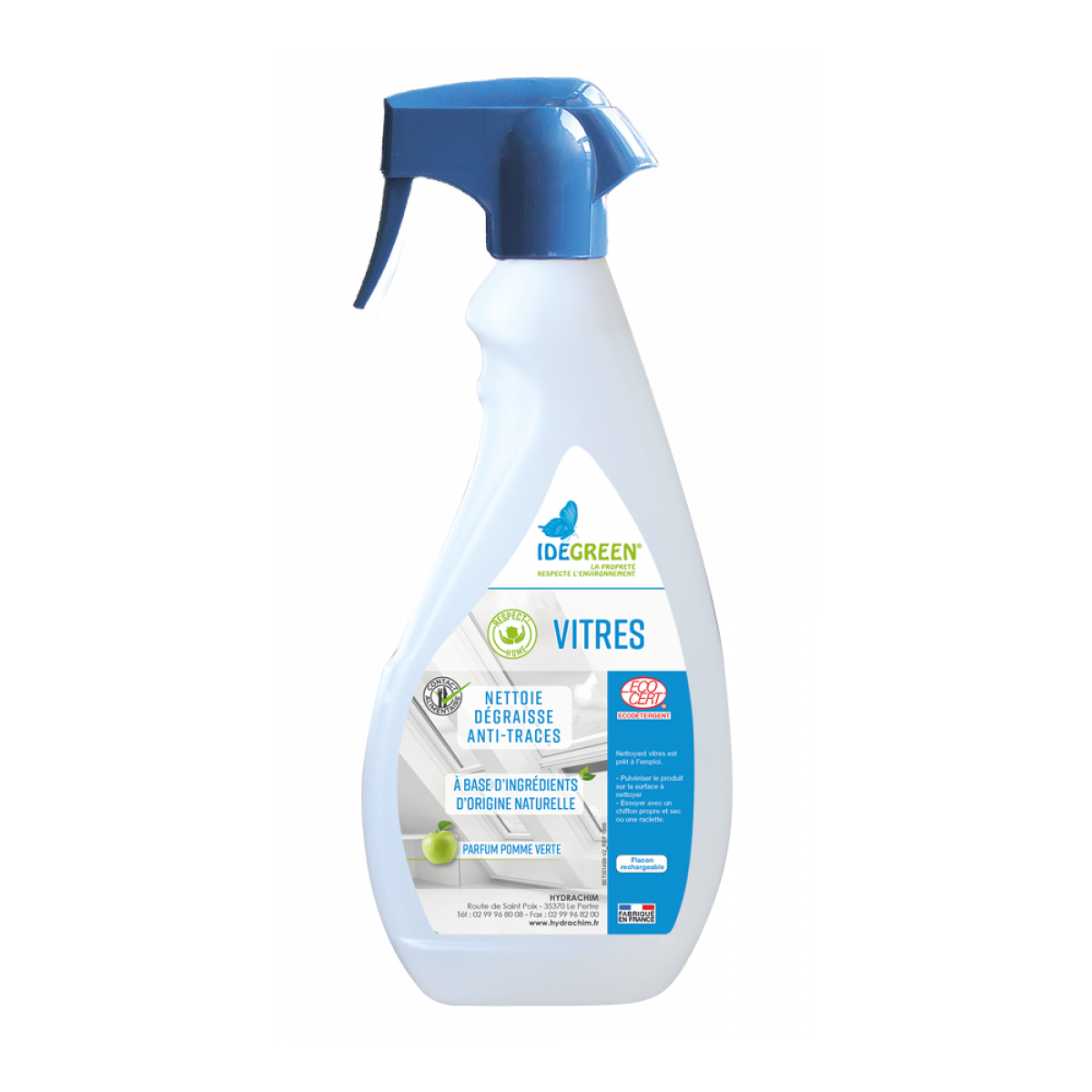 Respect Home Vitres Ecocert 750ml nettoyant vitre et surfaces