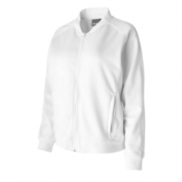 BLOUSON FEMME ILONA ML MOLLETON BLANC