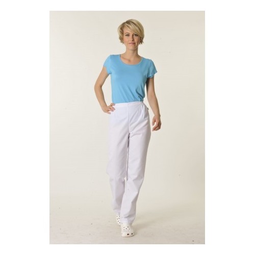 PANTALONS/PANTACOURTS FEMME VICTOR COTON blanc