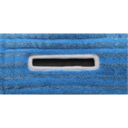 Frange de lavage à plat microfibre 60 cm à fenêtre pour Nettoyeur vapeur