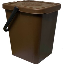 Seau Collecteur bio déchets 10L CB-0310-BRN  - 1