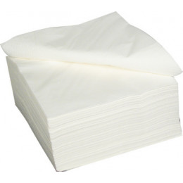 Serviette ouate blanche 1 pli