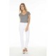 PANTALONS/PANTACOURTS FEMME THEO BLANC