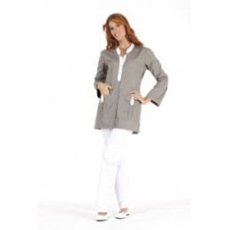 TUNIQUE FEMME ALBANE taupe blanc