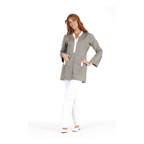 TUNIQUES FEMME ALBANE taupe blanc