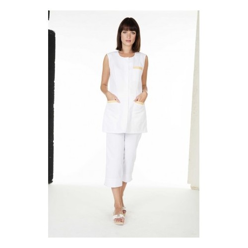 TUNIQUES FEMME CAROLE SM blanc miel