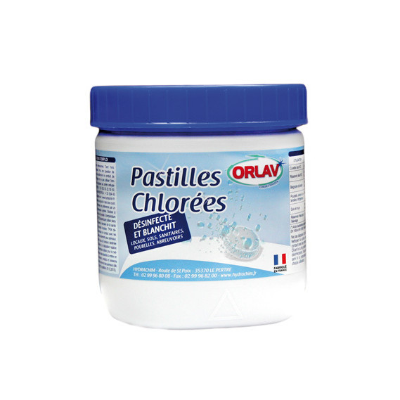 CHLORE Comprimes boite de 500g CHLORE Comprimes boite de 500g