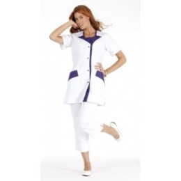 TUNIQUE FEMME ROMMY blanc purple