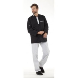 TUNIQUE HOMME ALBAN NOIR GRIS PERLE