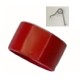 Bague rouge avec ressort de rappel tube rallonge 903 & 902 Unitekno