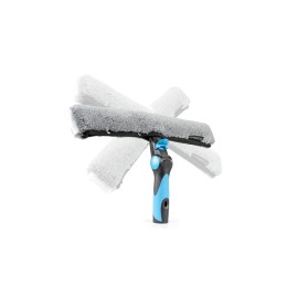 Mouilleur vitre 35 cm SwivelMaster housse microfibre bleue Moerman ultra réglable