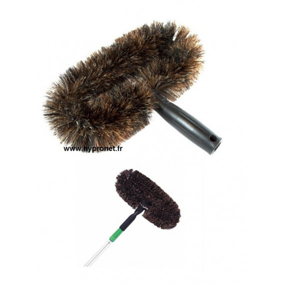 Brosse tête de loup microfibre pour perche télescopique