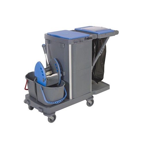 Chariot de ménage OPERA 1.2 seau bi-bac 15/15 litres