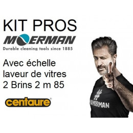 Kit Pros + laveur de vitre echelle 2m85 - MOERMAN - CENTAURE