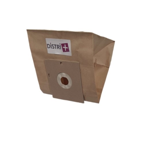 Sac aspirateur IDE LINE - WHITE AND BROWN - pochette de 10 sacs papier 10247-1
