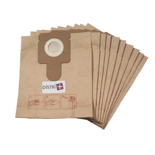 Sac aspirateur compatible AEG CURTISS - pochette de 10 sacs papier 10190-2
