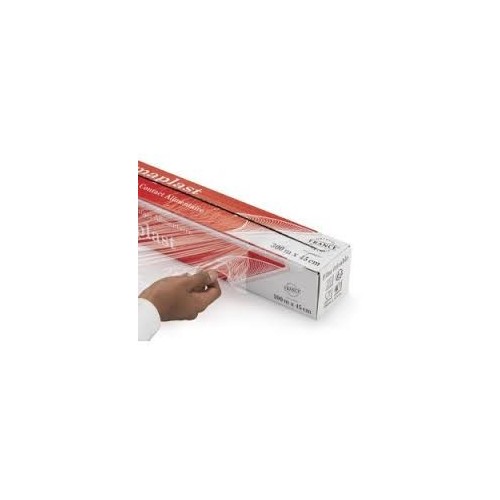 Film étirable alimentaire 300 * 0.45 cm  boite distributrice  - 1