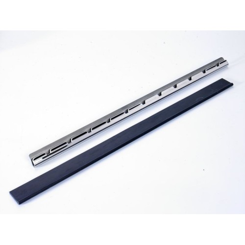 Barrette vitre en Inox crantée avec caoutchouc hard  MOERMAN MOERMAN - 1