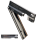 Grattoir vitres inox TRIM avec 10 lames UNGER