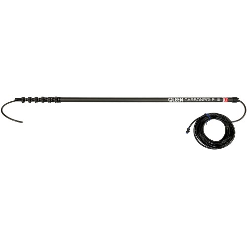Perche télescopique 9,20m CARBONE QLEEN lavage eau pure