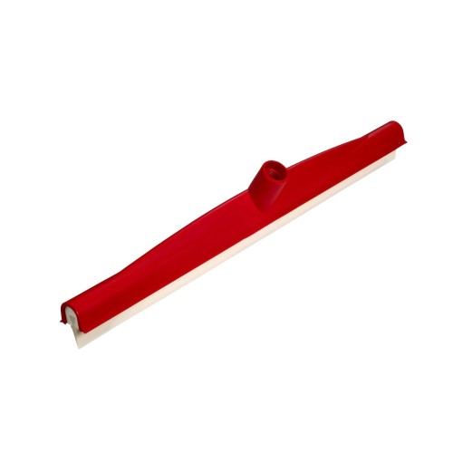 Raclette sol 55 cm mono-lame PU rouge