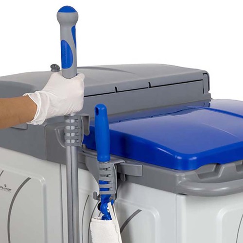 UNI-MOVE Support de manche à balai universel en plastique DME  - 3