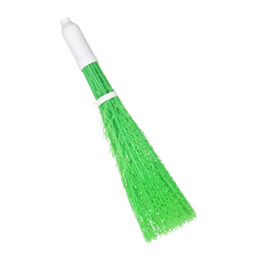 balai extérieur en polypropylène vert pour la voirie