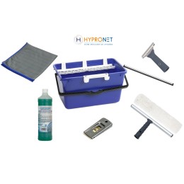 KIT de nettoyage des vitres avec 8 outils de base