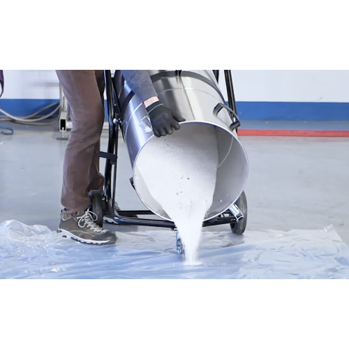 copie de QT55 Aspirateur industriel à turbine 400V compact eau et poussières BM2 - 2