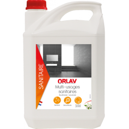 ORLAV nettoyant multi-usages sanitaire fleurs blanches jasmin 5l