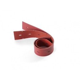 Jeu de 2 bavettes rouge arrière pour autolaveuse Rolly NRG Ghibli & Wirbel
