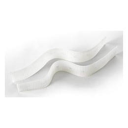 Jeu de 2 bavettes avant blanc pour autolaveuse Rolly NRG