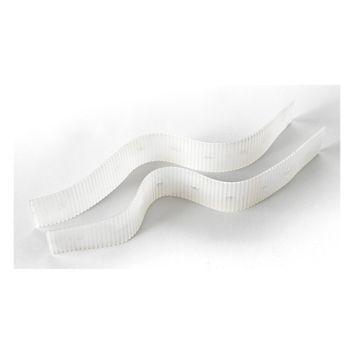 Jeu de 2 bavettes avant blanc pour autolaveuse Rolly NRG