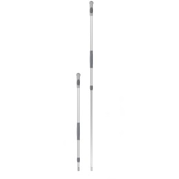 Manche télescopique aluminium de 102 à 184 mm déplié  FILMOP