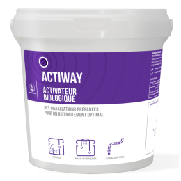 ACTIWAY activateur biologique bio-traitement des canalisations seau de 5KG