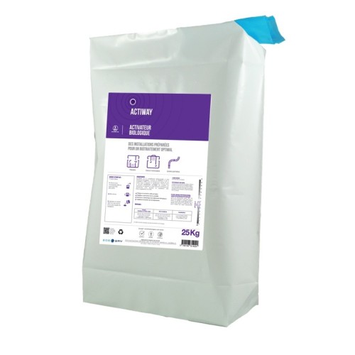 ACTIWAY activateur biologique bio-traitement des canalisations sac de 25KG ACTIWAY activateur biologique bio-traitement des canalisations sac de 25KG