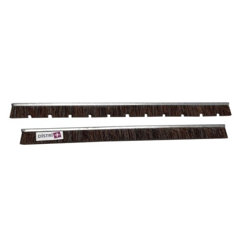 Jeu de 2 bandes brosse en crin de cheval pour suceur d'aspirateur en plastique Jeu de 2 bandes brosse en crin de cheval pour suceur d'aspirateur en plastique