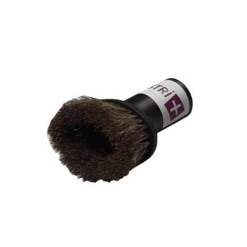 Brosse meuble ovale articulée en crin de cheval pour aspirateur Brosse meuble ovale articulée en crin de cheval pour aspirateur